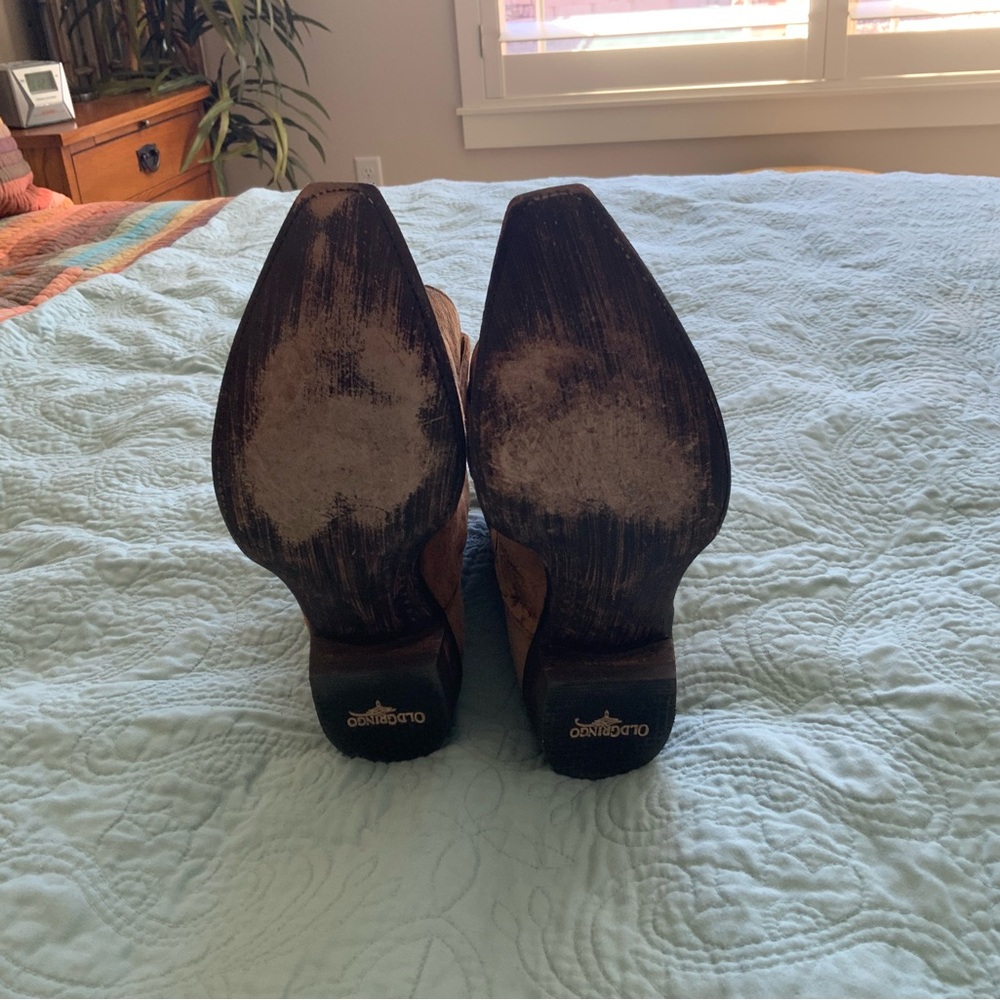 Old Gringo Tan Heeled Boots - Picture 11 of 11